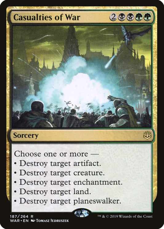 Casualties of War (Promo Pack) [War of the Spark Promos] [Foil]