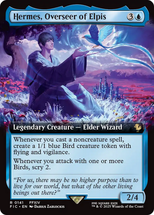 Hermes, Overseer of Elpis (Extended Art) [FINAL FANTASY Commander] [Foil]