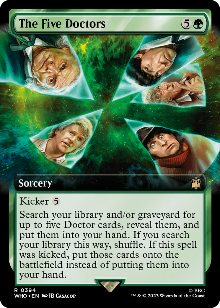 The Five Doctors (Extended Art) [Doctor Who] [Foil]