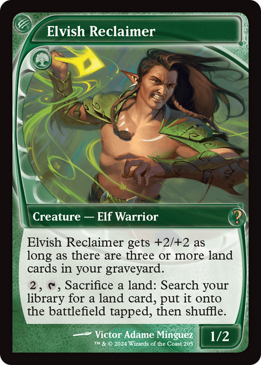 Elvish Reclaimer (Future Sight) [Mystery Booster 2] [Foil]