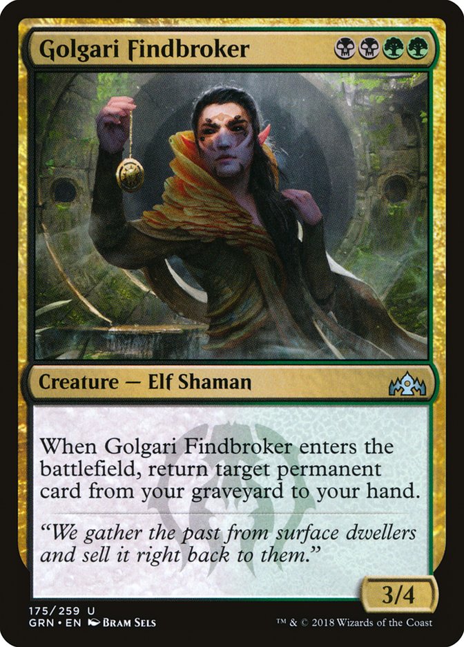 Golgari Findbroker [Guilds of Ravnica] [Foil]