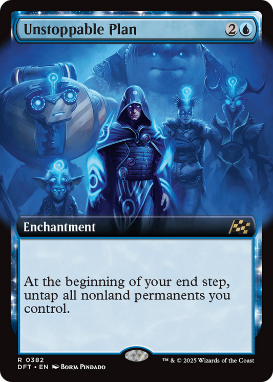 Unstoppable Plan (Extended Art) [Aetherdrift] [Foil]