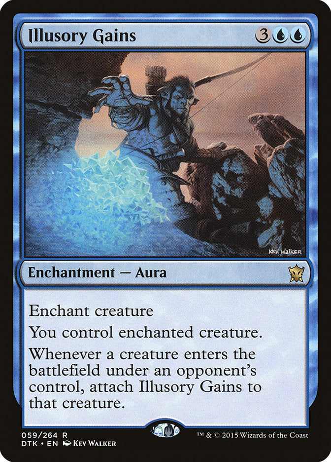 Illusory Gains [Dragons of Tarkir] [Foil]