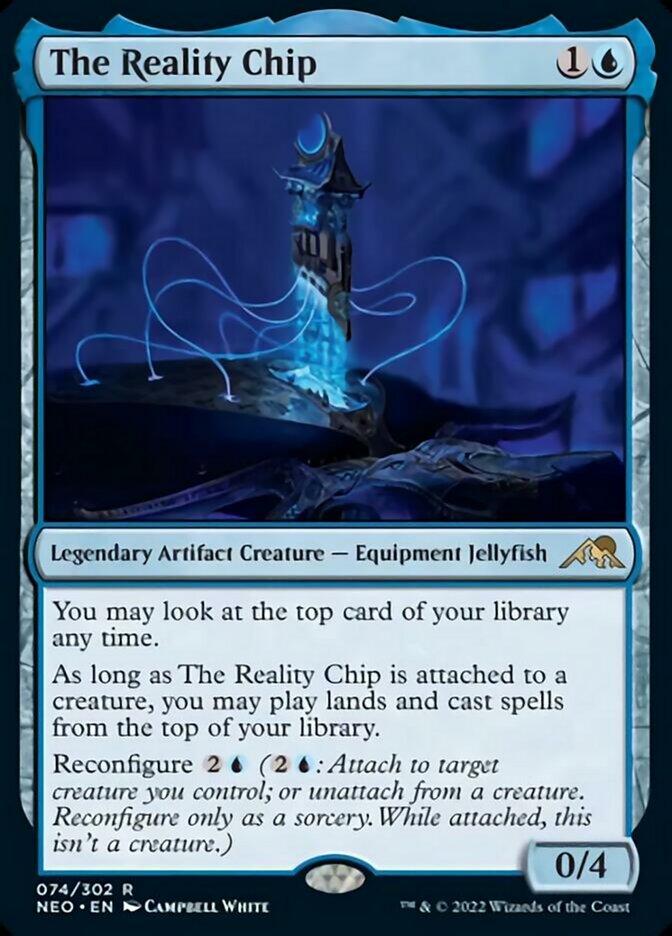 The Reality Chip [Kamigawa: Neon Dynasty] [Foil]