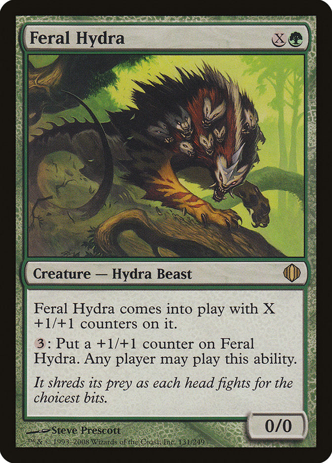 Feral Hydra [Shards of Alara] [Foil]