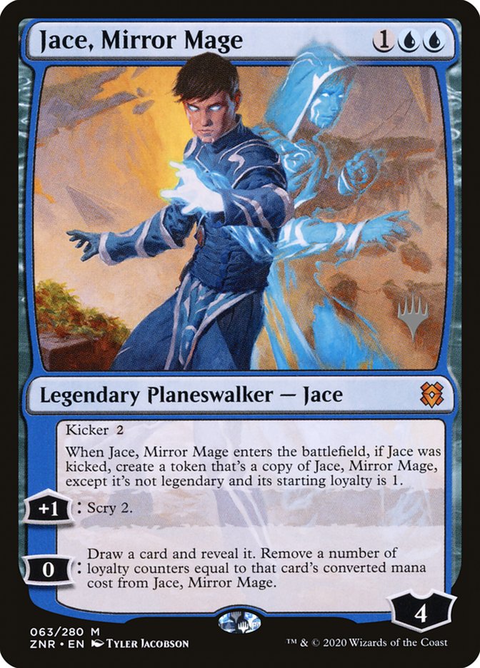 Jace, Mirror Mage (Promo Pack) [Zendikar Rising Promos] [Foil]