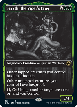 Saryth, the Viper's Fang [Innistrad: Double Feature] [Foil]