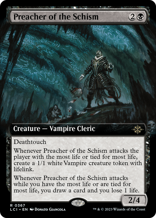 Preacher of the Schism (Extended Art) [The Lost Caverns of Ixalan] [Foil]