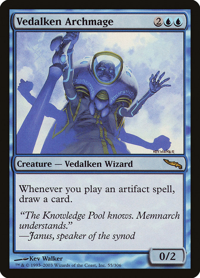 Vedalken Archmage [Mirrodin] [Foil]