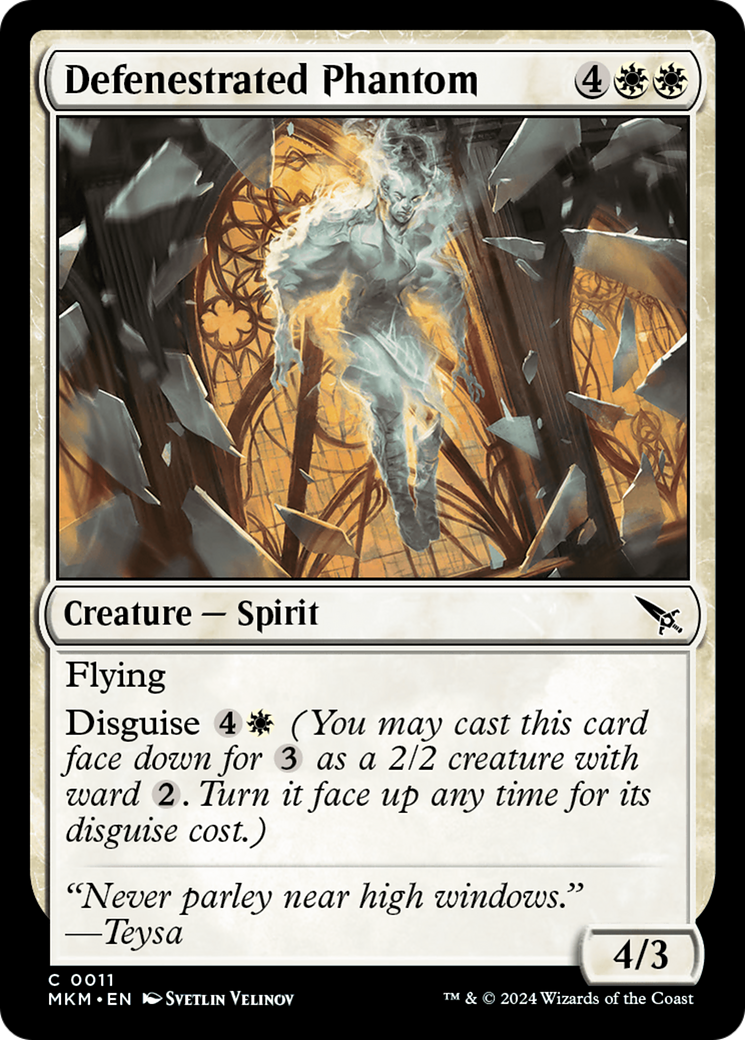 Defenestrated Phantom [Murders at Karlov Manor] [Foil]