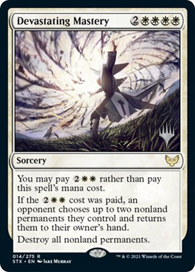 Devastating Mastery (Promo Pack) [Strixhaven: School of Mages Promos] [Foil]