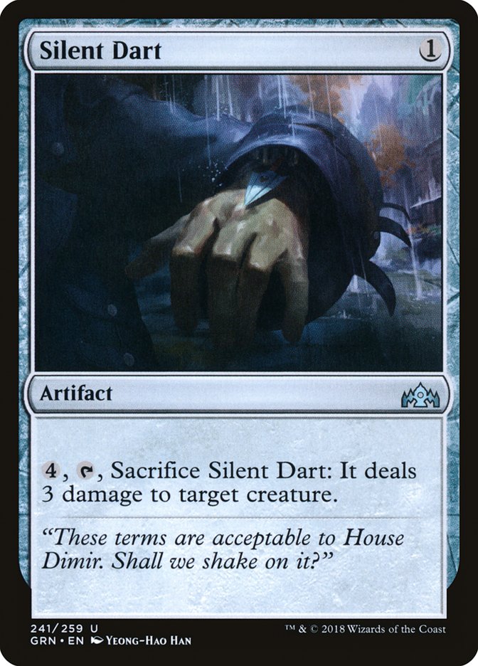 Silent Dart [Guilds of Ravnica] [Foil]