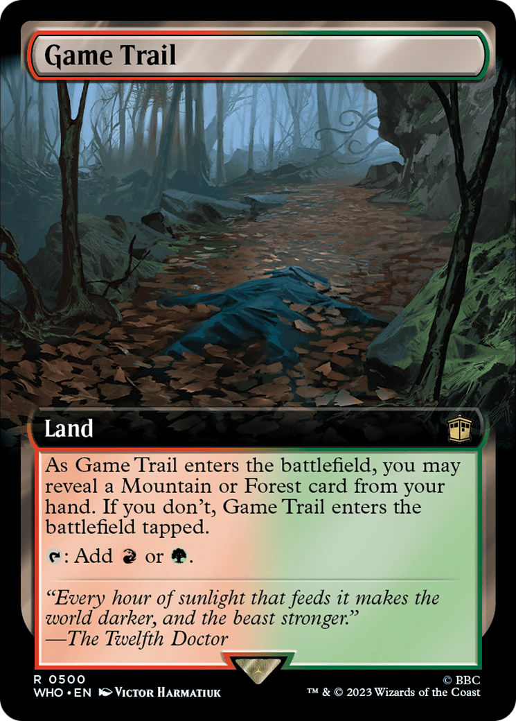 Game Trail (Extended Art) [Doctor Who] [Foil]