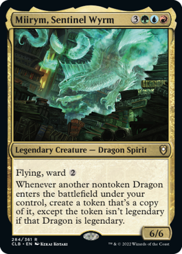 Miirym, Sentinel Wyrm [Commander Legends: Battle for Baldur's Gate] [Foil]