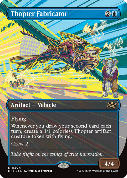Thopter Fabricator (Borderless) [Aetherdrift] [Foil]