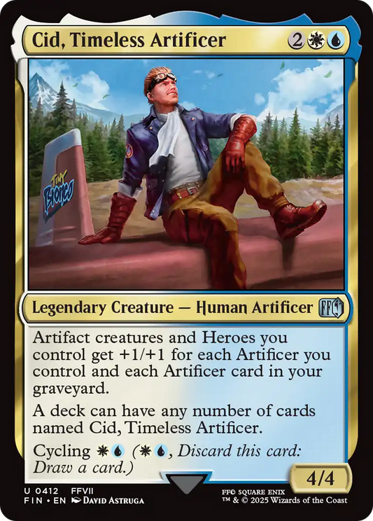 Cid, Timeless Artificer (0412) [FINAL FANTASY] [Foil]