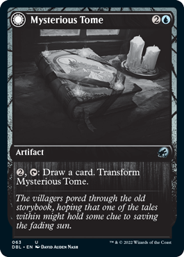 Mysterious Tome // Chilling Chronicle [Innistrad: Double Feature] [Foil]