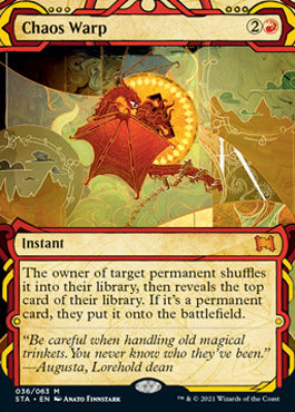 Chaos Warp [Strixhaven: School of Mages Mystical Archive] [Foil]