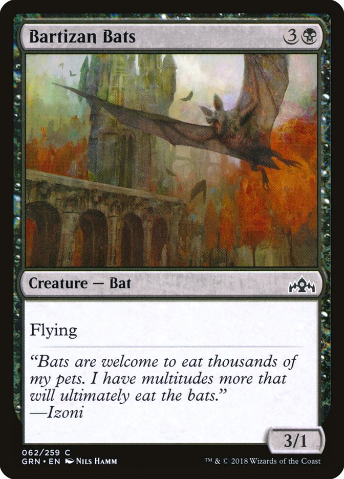 Bartizan Bats [Guilds of Ravnica] [Foil]