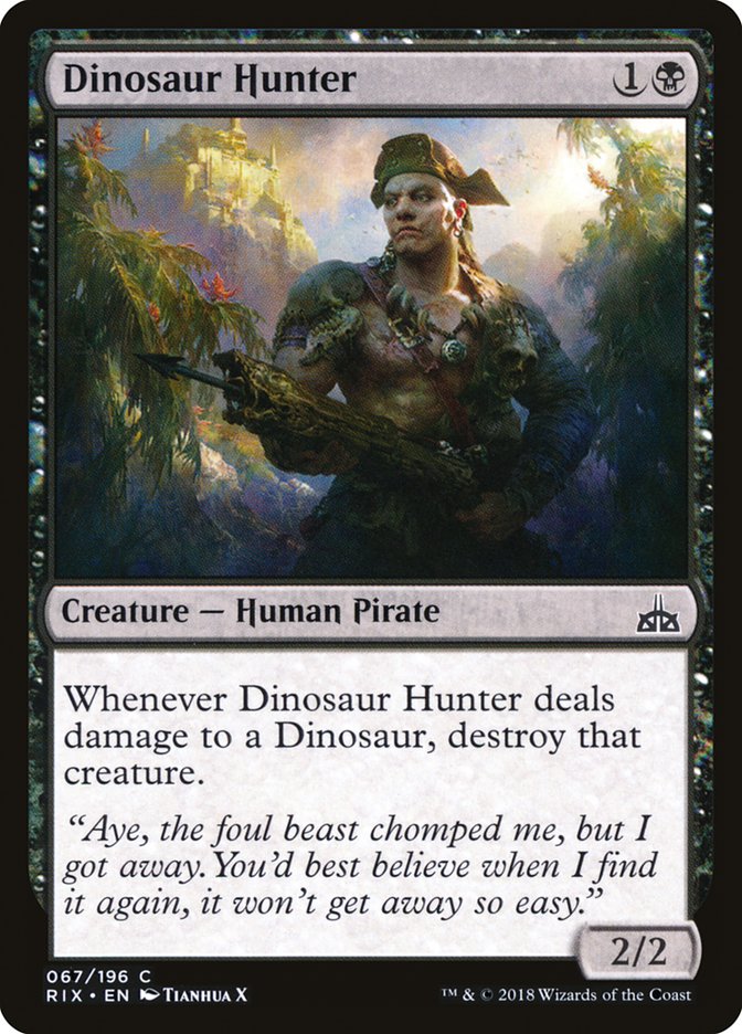 Dinosaur Hunter [Rivals of Ixalan] [Foil]
