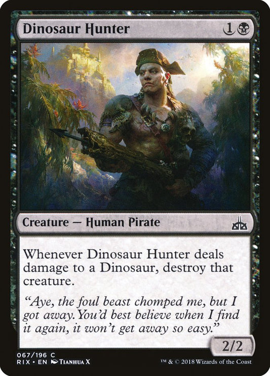 Dinosaur Hunter [Rivals of Ixalan] [Foil]