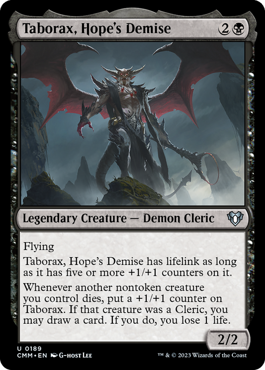 Taborax, Hope's Demise [Commander Masters] [Foil]