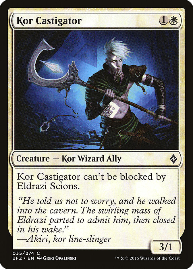 Kor Castigator [Battle for Zendikar] [Foil]