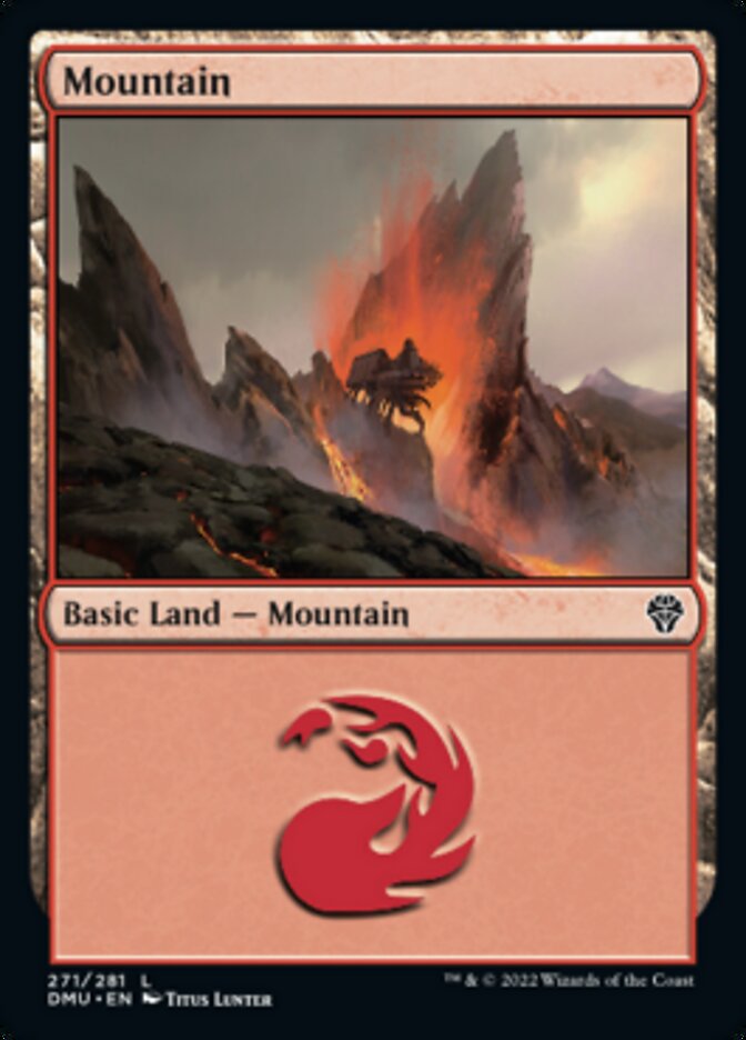 Mountain (271) [Dominaria United] [Foil]
