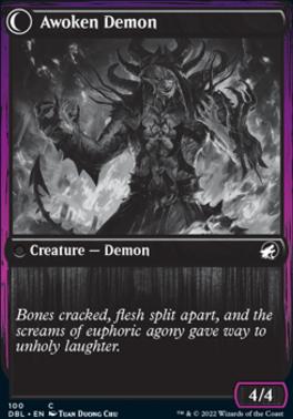 Ecstatic Awakener // Awoken Demon [Innistrad: Double Feature] [Foil]