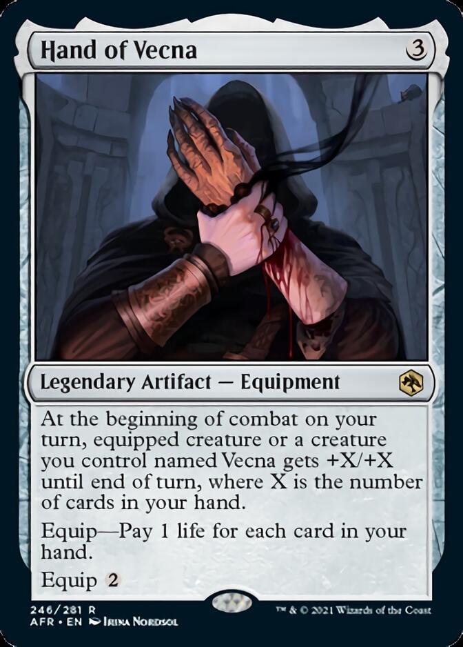 Hand of Vecna [Dungeons & Dragons: Adventures in the Forgotten Realms] [Foil]