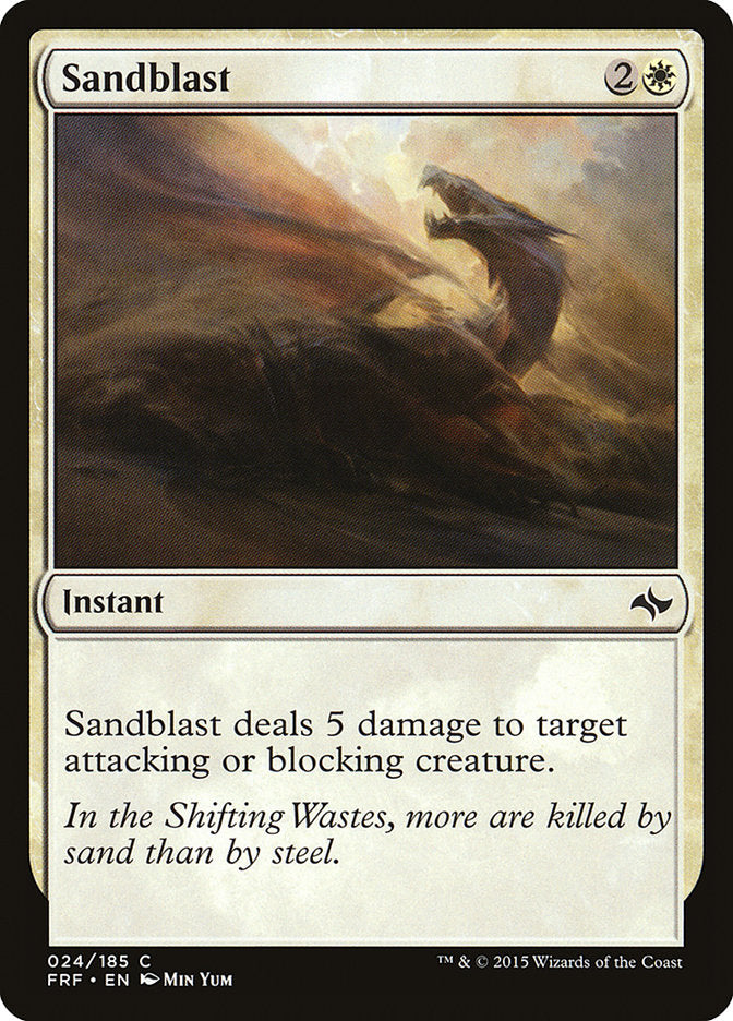 Sandblast [Fate Reforged] [Foil]