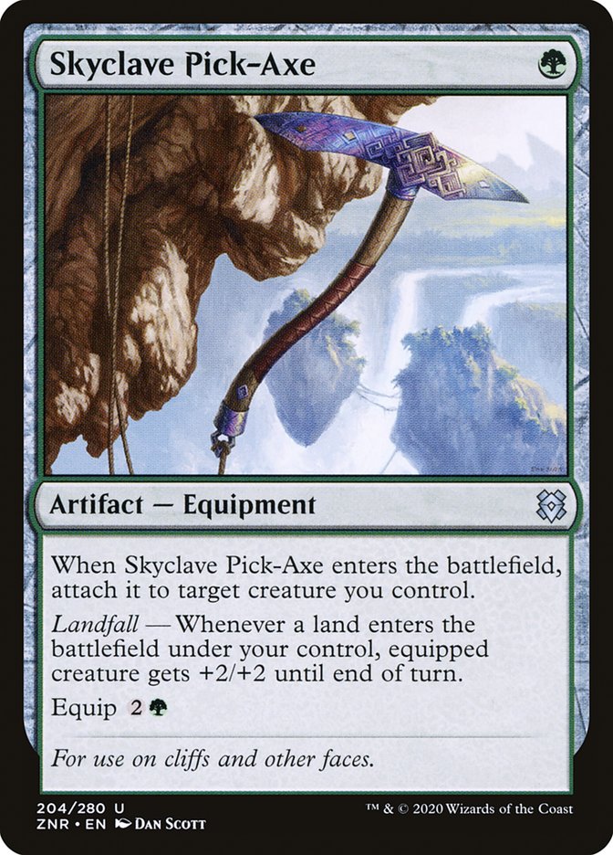 Skyclave Pick-Axe [Zendikar Rising] [Foil]