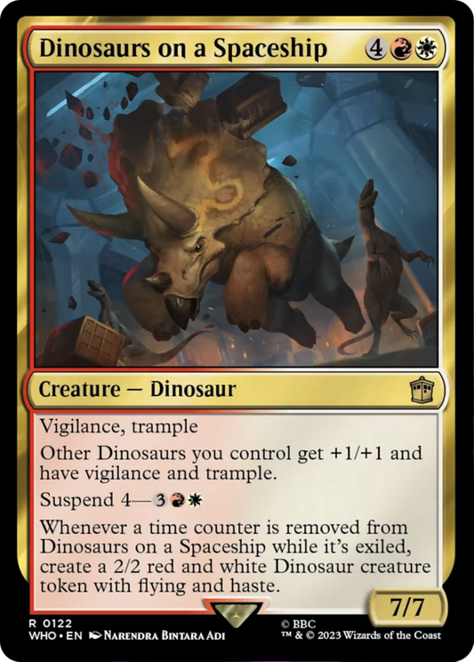 Dinosaurs on a Spaceship [Doctor Who] [Foil]