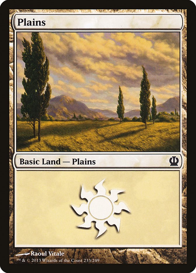 Plains (233) [Theros] [Foil]