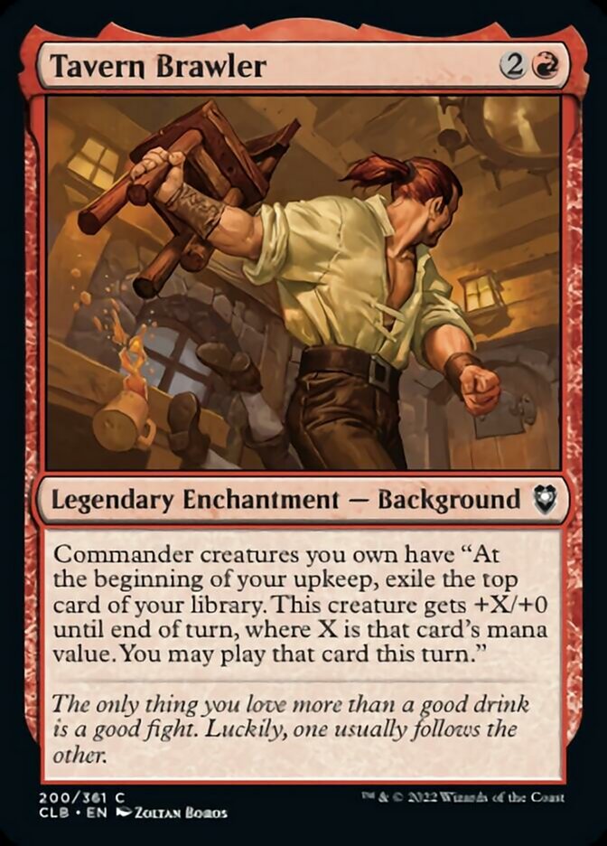 Tavern Brawler [Commander Legends: Battle for Baldur's Gate] [Foil]