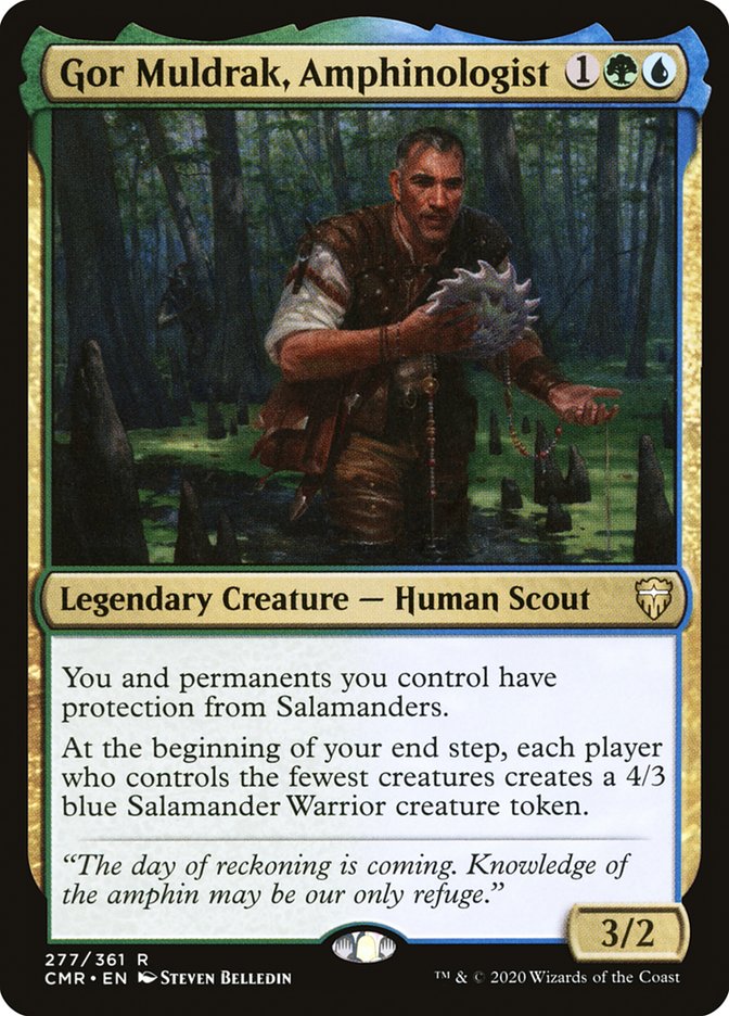 Gor Muldrak, Amphinologist [Commander Legends] [Foil]