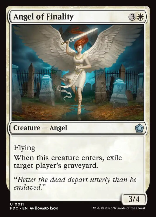 Angel of Finality [Foundations Commander]