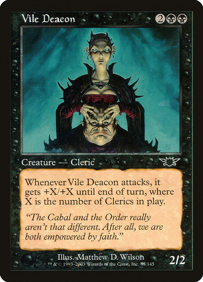 Vile Deacon [Legions] [Foil]