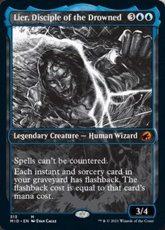 Lier, Disciple of the Drowned (Showcase Eternal Night) [Innistrad: Midnight Hunt] [Foil]