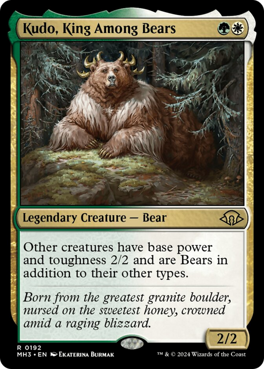 Kudo, King Among Bears [Modern Horizons 3] [Foil]