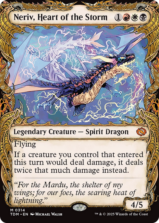Neriv, Heart of the Storm (Showcase) [Tarkir: Dragonstorm] [Foil]