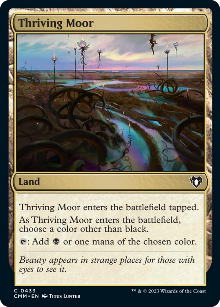 Thriving Moor [Commander Masters] [Foil]