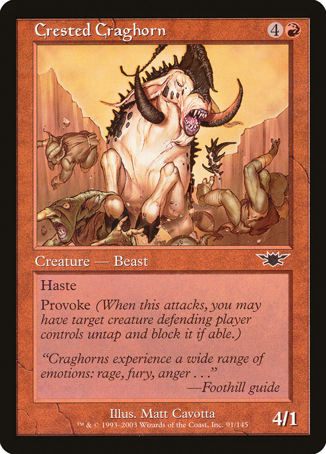 Crested Craghorn [Legions] [Foil]