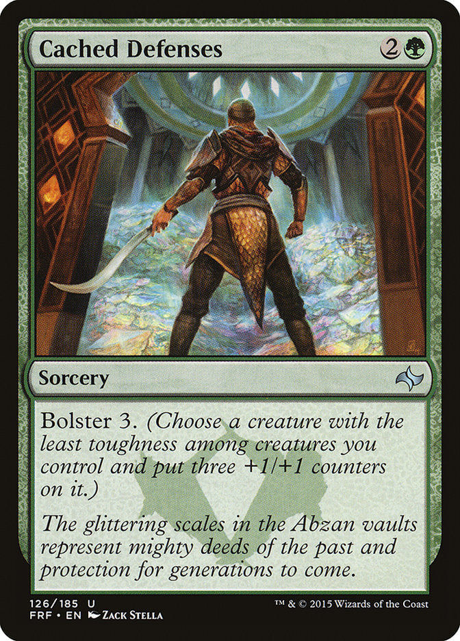 Cached Defenses [Fate Reforged] [Foil]