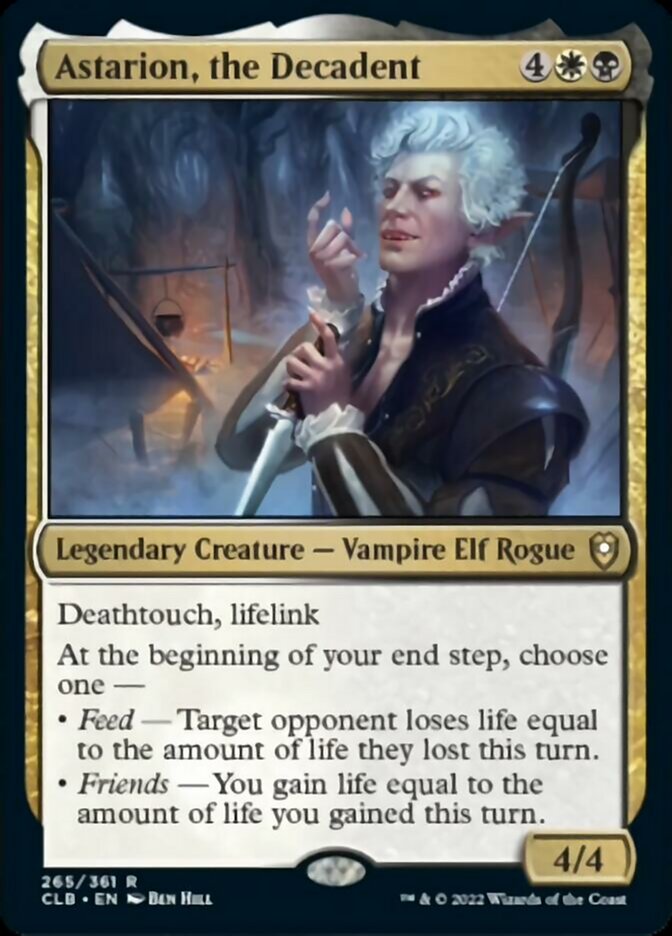 Astarion, the Decadent [Commander Legends: Battle for Baldur's Gate] [Foil]