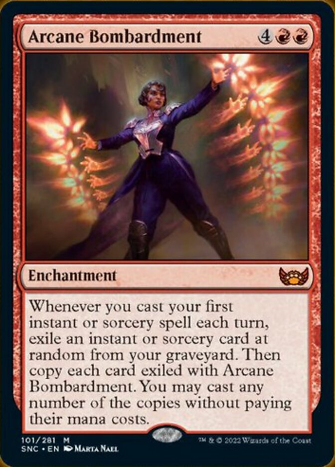 Arcane Bombardment [Streets of New Capenna] [Foil]