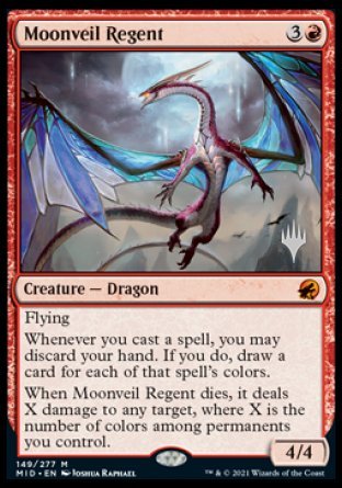 Moonveil Regent (Promo Pack) [Innistrad: Midnight Hunt Promos] [Foil]