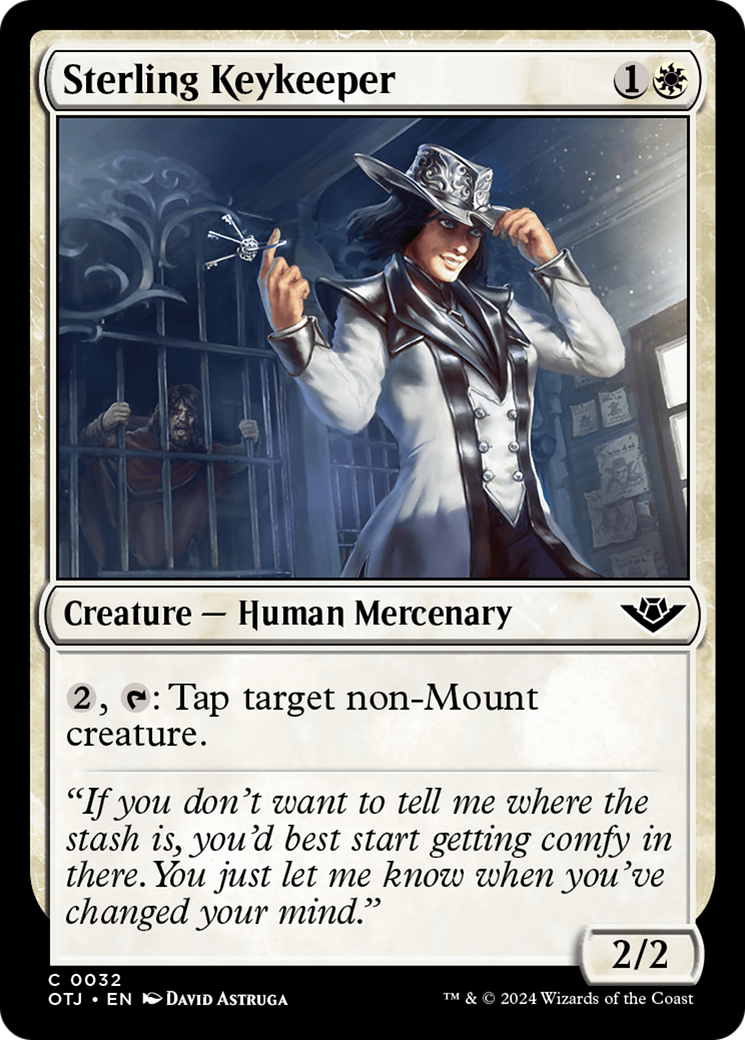 Sterling Keykeeper [Outlaws of Thunder Junction] [Foil]