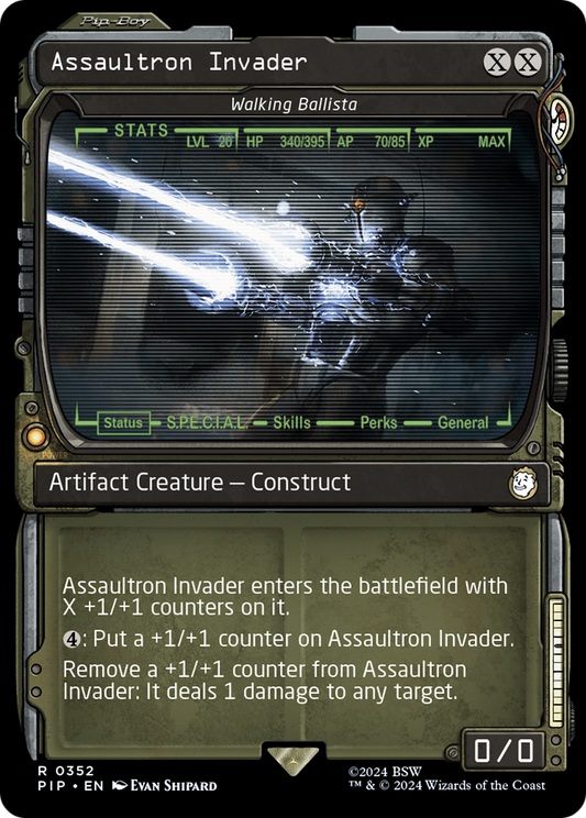 Assaultron Invader - Walking Ballista (Showcase) [Fallout] [Foil]