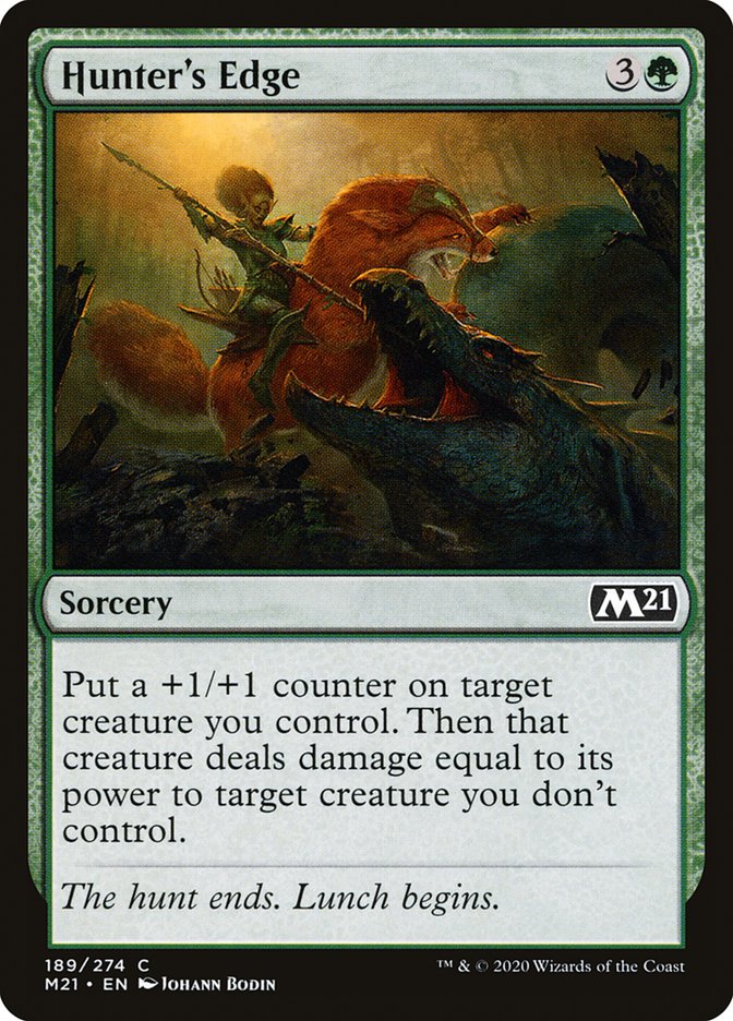Hunter's Edge [Core Set 2021] [Foil]